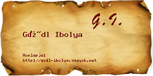 Gödl Ibolya névjegykártya